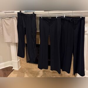 4-Piece Bundle of size 10 pants & skirt: 2 dress pants, 1 casual pant, 1 skirt